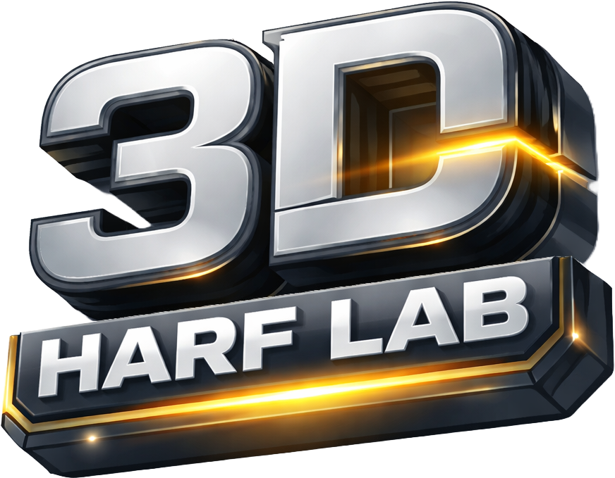 3D Harf Lab Logo